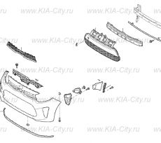 Бампер передний Kia Picanto III