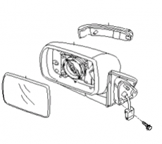 Зеркало правое в сборе Kia Mohave