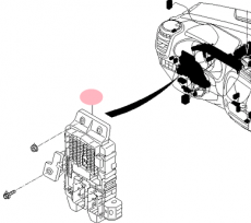 Блок предохранителей салонный Kia Soul
