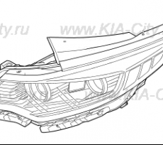 Фара левая Kia Optima IV