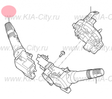 Выключатель стеклоочистителя Kia Picanto III