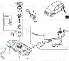 Датчик уровня топлива Kia Picanto III