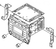 Аудио в сборе Kia Cerato