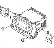 Аудио в сборе Kia Soul
