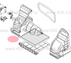 Фильтр салонный Kia Rio II