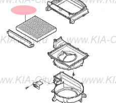 Фильтр салонный Kia Rio IV