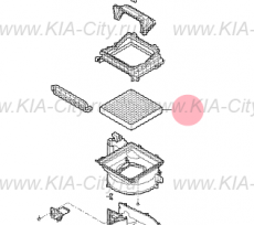 Фильтр салонный Kia Picanto III
