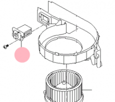 Транзистор печки 0.5 вт Kia Optima III