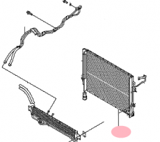 Радиатор кондиционера Kia Mohave