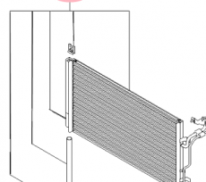Радиатор кондиционера Kia Quoris