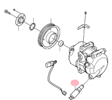 Клапан контроля компрессора кондиционера Kia Quoris