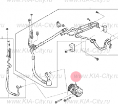 Компрессор кондиционера Kia Sorento III Prime
