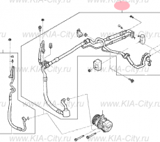 Трубка компрессора кондиционера Kia Sorento III Prime