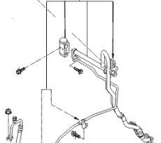 Трубка компрессора кондиционера № 1 Kia Mohave