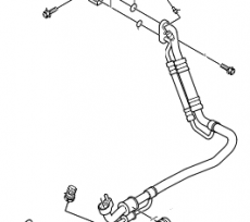 Трубка компрессора кондиционера Kia Quoris
