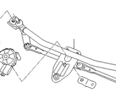 Привод стеклоочистителя Kia Optima III