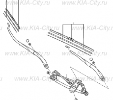 Привод стеклоочистителя Kia Sportage IV