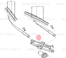 Трапеция стеклоочистителя Kia Picanto III