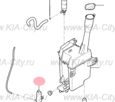 Мотор насоса стеклоомывателя Kia Optima IV