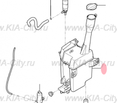 Бачок стеклоомывателя Kia Optima IV