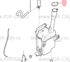 Крышка бачка стеклоомывателя Kia Optima IV