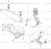 Сайлентблок переднего рычага задний Kia Optima IV