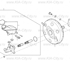 Прокладка усилителя тормозов Kia Sorento III Prime