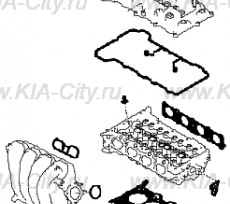 Набор прокладок для двигателя 2.0 (верх) Kia Optima IV
