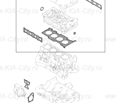 Набор прокладок для двигателя 2.4 (верх) Kia Optima IV