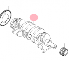 Коленвал 2.0 g4kd Kia Sportage III
