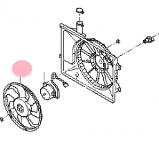 Вентилятор охлаждения Kia Cerato