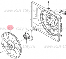 Вентилятор охлаждения Kia Sportage IV