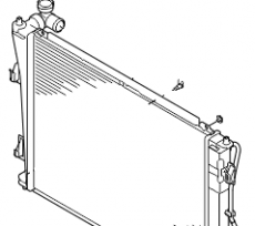 Радиатор охлаждения акпп Kia Optima III