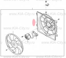 Кожух вентилятора охлаждения Kia Sorento III Prime