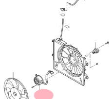 Мотор вентилятора охлаждения Kia Rio III