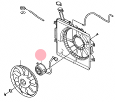 Мотор вентилятора охлаждения Kia Picanto II