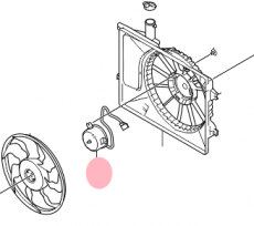 Мотор вентилятора охлаждения Kia Cerato