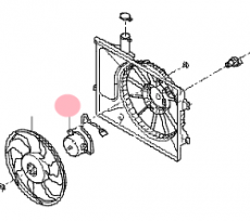 Мотор вентилятора охлаждения Kia Ceed