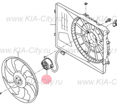 Мотор вентилятора охлаждения Kia Sportage IV