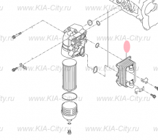 Охладитель масла Kia Sportage III