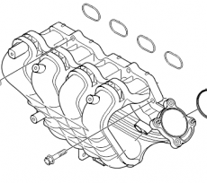 Колектор впускной Kia Picanto II