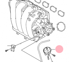 Привод-система регулируемого впуска Kia Sportage IV