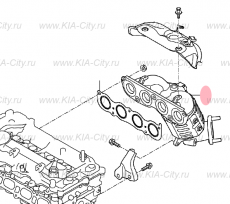 Коллектор выпускной 2.0 (с катализатором) Kia Sportage IV