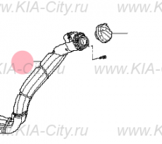 Шланг топливозаправочной горловины в сборе Kia Rio III