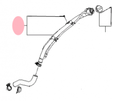 Шланг топливозаправочной горловины в сборе Kia Mohave