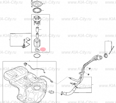 Фильтр топливный дизель (сеточка) Kia Sportage III