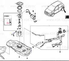 Топливный насос tci/gdi Kia Picanto III