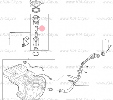 Прокладка топливного насоса дизель Kia Sportage IV