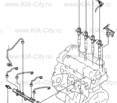 Рампа топливная дизель Kia Sorento III Prime