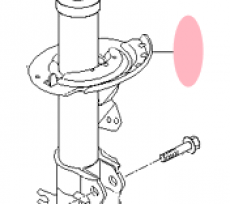 Амортизатор передний левый Kia Picanto II